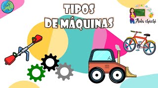 Tipos de Máquinas  Máquinas Simples y Compuestas  Aula chachi  Vídeos educativos para niños [upl. by Atirac918]