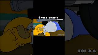 Homero quiere cable grátis 🤣 thesimpsons homersimpson humor shorts shortsfeed shortsviral [upl. by Sahpec]