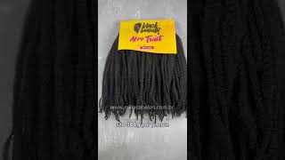 Aplique Afro Twist Black Beauty Sintético  Milla Cabelos [upl. by Uthrop]