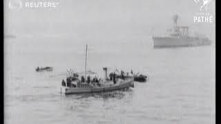 Atlantic Fleet participates in regatta at Torbay 1926 [upl. by Natlus560]