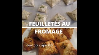 FEUILLETÉS AU FROMAGE  TRÈS SIMPLE ET RAPIDE A FAIRE [upl. by Sturrock555]