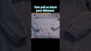 tuto pull au tricot pour débutant [upl. by Niltag]