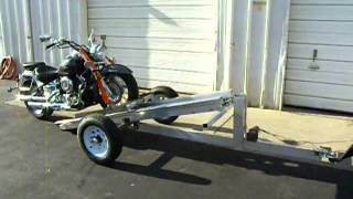 MOTORCYCLE TRAILER UNLOAD [upl. by Kay893]