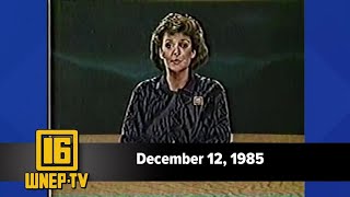 Newswatch 16 for December 12 1985  From the WNEP Archives [upl. by Irtimid]