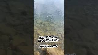 First Rainbow from Okanagan Lake🥲 fishingbobberwormokanaganlakeokanaganlifelastcast [upl. by Notniv]