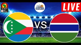 Comoros vs Gambia Live Score  Africa Cup Of Nations Qualifiers 2024  Full Match Streaming [upl. by Duax]