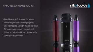 Vaporesso Nexus AIO Kit  Videodatenblatt [upl. by Anual804]