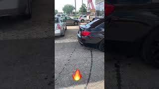 BMW F10 535i GETS CATLESS DOWNPIPES  QUAD EXHAUST MUFFLER DELETE REVS [upl. by Mrots]