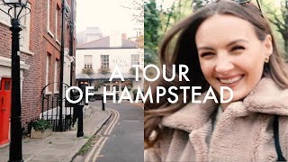 A TOUR OF HAMPSTEAD  London Guide [upl. by Eiliak155]