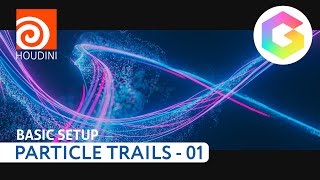 From Basics to Brilliance Particle Trails Motion Graphics in Houdini  01 Basic Setup [upl. by Kirad]