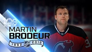 Martin Brodeur owns many key career goalie records [upl. by Hanfurd]