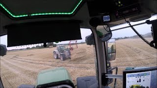 Strohpressen mit SDAgrar Teil 1 Cabview Fendt 828  Krone BiGPACK 1270 VC High Speed [upl. by Keryt]