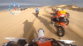 168 kmh sur la plage de Grayan Motocross [upl. by Oelak]