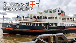 Mersey ferries  Liverpool Waterfront Sightseeing Tour Experience [upl. by Edeline]