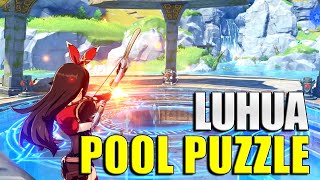 Luhua Pool Hidden Palace Puzzle Guide  Genshin Impact [upl. by Ahsyat]