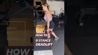 B stance Deadlift [upl. by Gosser]