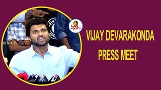 Vijay Devarakonda Press Meet Over Dear Comrade Movie Shooting  Vanitha TV [upl. by Mharg840]