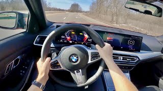 2023 BMW M340 i xDrive  POV Driving Impressions [upl. by Aikcir]