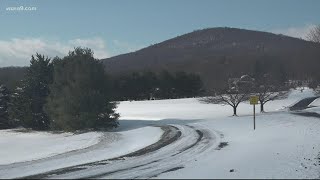 Thurmont Md experienced most snow in DMV area Friday [upl. by Marabelle]