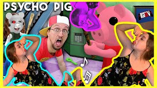 FGTeeV Piggy Song Reaction  🎵 Psycho Pig 🎵 [upl. by Diena]