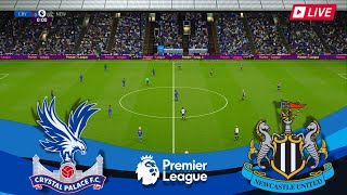 LIVE🔴 Crystal Palace v Newcastle United  Premier League 202425 Match LIVE  eFootball PES 21 [upl. by Epps]