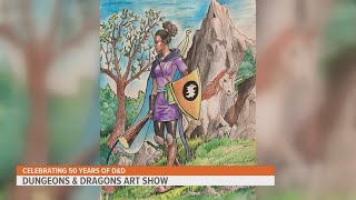 Dungeons amp Dragons art show happening this weekend [upl. by Doxia]