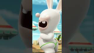 Rabbid BBQ 🌭  RABBIDS INVASION shorts [upl. by Duwad]