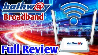 Hathway Fibre Broadband Review  HathwayInternet Connection Review HathwayBroadband Speed Test [upl. by Megdal]