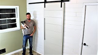 The 40 Modern Barn Door  Easy DIY Project [upl. by Brandenburg852]