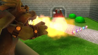 N64 Bowsers Castle  First Person Tour  Mario Kart Wii  No music  ASMR Background 1 hour [upl. by Quita]