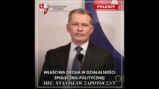 WŁAŚCIWA DROGA W DZIAŁALNOŚCI SPOŁECZNO POLITYCZNEJ [upl. by Nospmas]