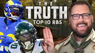 The TRUTH Top 10 Fantasy RBs  The Perfect Season  Fantasy Football 2024  Ep 1543 [upl. by Aivirt]