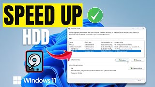 How to Defragment Drives in Windows 11 on PC  Increase HDD Speed Like SSD [upl. by Azer]