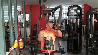 BODYBUILDING  VENTURELLI MASSIMO ALLENAMENTO OVER 60 [upl. by Galang]