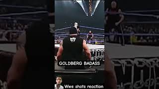 GOLDBERG 🧑‍🦲VS BROCK LESNAR 🐺  GOLDBERG ENTRANCE 😈 wwe attitude brocklesnar goldberg viral [upl. by Marie-Ann]