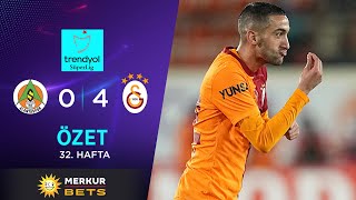 MERKUR BETS  C Alanyaspor 04 Galatasaray  HighlightsÖzet  Trendyol Süper Lig  202324 [upl. by Petrick]