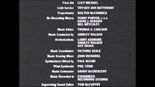 Arachnophobia 1990 End Credits Showtime Mid 2000s [upl. by Huskey]