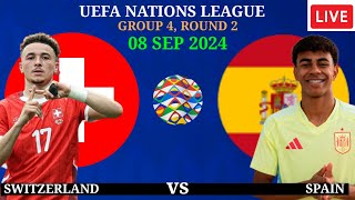 🔴 Switzerland vs Spain  UEFA NATIONS LEAGUE 2024  PreviewLineupHead to Head [upl. by Notseh595]