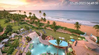 🔴🅻🅸🆅🅴🔴Puerto Rico Beach ⛱️ Wyndham🏊‍♂️ Grand Rio Mar Golf Resort🏌️‍♂️ [upl. by Curnin]