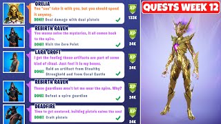 How to Complete All Week 12 Challenges in Fortnite Chapter 2 Season 6 Epic amp Legendary Quests [upl. by Bertle204]