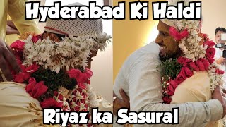 Hyderabad Ki Haldi  Riyaz Ka Sasural [upl. by Yolanthe]