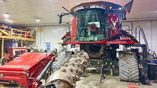 Extensive rebuild Case Ih 9240 complete tear down [upl. by Ranilopa]