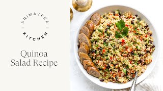 Easy and Quick Quinoa Salad [upl. by Ahsain]