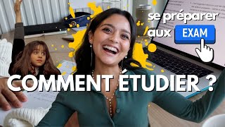 COMMENT JÉTUDIE  Étudier pour se préparer aux examens et réussir  📚🤓 [upl. by Harwilll]