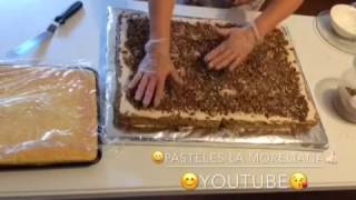 TORTA  PASTEL  BIZCOCHO  para 150 personas  videos para principiantes [upl. by Tikna547]