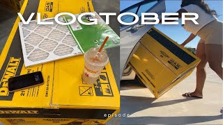 Vlogtober Buying a Gas Lawn Mower amp No AC Drama at Big Lots [upl. by Eiramanig]