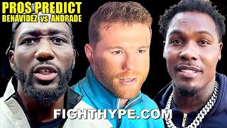 “BENAVIDEZ MURDERS ANDRADE”  PROS PREDICT BENAVIDEZ VS ANDRADE CRAWFORD CANELO CHARLO amp MORE [upl. by Attekal]