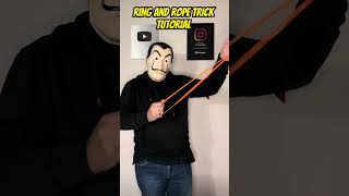 RING AND ROPE TRICK TUTORIAL 🎩🪄 [upl. by Mika969]