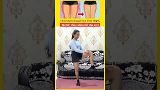 1 Simple Exercise to Target Inner Thighs at Home  10 Reps x 4 Sets [upl. by Brodsky]