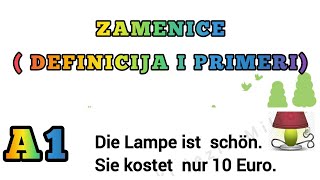 A1 LEKCIJA 13 ● LICNE ZAMENICE U NEMACKOM JEZIKU [upl. by Kcorb]